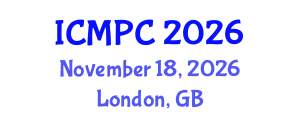 International Conference on Music Perception and Cognition (ICMPC) November 18, 2026 - London, United Kingdom International Conference on Music Perception and Cognition (ICMPC) November 18, 2026 - London, United Kingdom