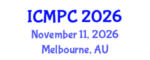 International Conference on Music Perception and Cognition (ICMPC) November 11, 2026 - Melbourne, Australia International Conference on Music Perception and Cognition (ICMPC) November 11, 2026 - Melbourne, Australia