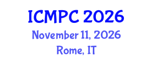 International Conference on Music Perception and Cognition (ICMPC) November 11, 2026 - Rome, Italy International Conference on Music Perception and Cognition (ICMPC) November 11, 2026 - Rome, Italy