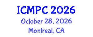 International Conference on Music Perception and Cognition (ICMPC) October 28, 2026 - Montreal, Canada International Conference on Music Perception and Cognition (ICMPC) October 28, 2026 - Montreal, Canada
