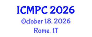 International Conference on Music Perception and Cognition (ICMPC) October 18, 2026 - Rome, Italy