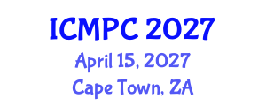 International Conference on Music Perception and Cognition (ICMPC) April 15, 2027 - Cape Town, South Africa International Conference on Music Perception and Cognition (ICMPC) April 15, 2027 - Cape Town, South Africa