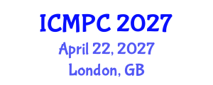 International Conference on Music Perception and Cognition (ICMPC) April 22, 2027 - London, United Kingdom International Conference on Music Perception and Cognition (ICMPC) April 22, 2027 - London, United Kingdom