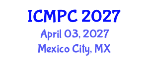 International Conference on Music Perception and Cognition (ICMPC) April 03, 2027 - Mexico City, Mexico International Conference on Music Perception and Cognition (ICMPC) April 03, 2027 - Mexico City, Mexico