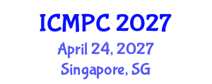International Conference on Music Perception and Cognition (ICMPC) April 24, 2027 - Singapore, Singapore International Conference on Music Perception and Cognition (ICMPC) April 24, 2027 - Singapore, Singapore