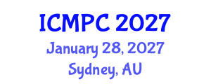 International Conference on Music Perception and Cognition (ICMPC) January 28, 2027 - Sydney, Australia International Conference on Music Perception and Cognition (ICMPC) January 28, 2027 - Sydney, Australia