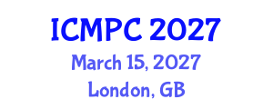 International Conference on Music Perception and Cognition (ICMPC) March 15, 2027 - London, United Kingdom International Conference on Music Perception and Cognition (ICMPC) March 15, 2027 - London, United Kingdom