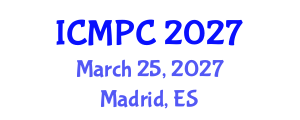 International Conference on Music Perception and Cognition (ICMPC) March 25, 2027 - Madrid, Spain International Conference on Music Perception and Cognition (ICMPC) March 25, 2027 - Madrid, Spain