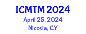 International Conference on Music Theory and Musicology Society (ICMTM) April 25, 2024 - Nicosia, Cyprus