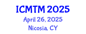 International Conference on Music Theory and Musicology Society (ICMTM) April 26, 2025 - Nicosia, Cyprus