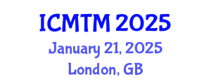 International Conference on Music Theory and Musicology Society (ICMTM) January 21, 2025 - London, United Kingdom