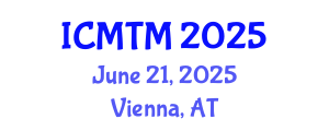 International Conference on Music Theory and Musicology Society (ICMTM) June 21, 2025 - Vienna, Austria