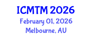 International Conference on Music Theory and Musicology Society (ICMTM) February 01, 2026 - Melbourne, Australia