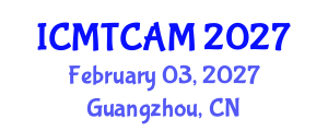 International Conference on Music Theory, Composition, Analysis and Musicology (ICMTCAM) February 03, 2027 - Guangzhou, China International Conference on Music Theory, Composition, Analysis and Musicology (ICMTCAM) February 03, 2027 - Guangzhou, China