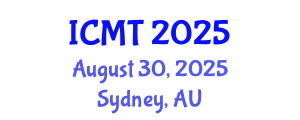International Conference on Music Therapy (ICMT) August 30, 2025 - Sydney, Australia
