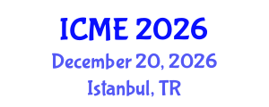 International Conference on Musicology and Ethnomusicology (ICME) December 20, 2026 - Istanbul, Turkey International Conference on Musicology and Ethnomusicology (ICME) December 20, 2026 - Istanbul, Turkey