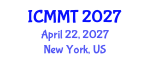 International Conference on Musicology and Music Theory (ICMMT) April 22, 2027 - New York, United States