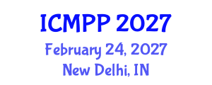 International Conference on Mycology and Plant Pathology (ICMPP) February 24, 2027 - New Delhi, India International Conference on Mycology and Plant Pathology (ICMPP) February 24, 2027 - New Delhi, India