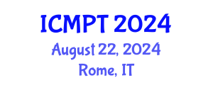 International Conference on Mycotoxins, Phycotoxins and Toxicology (ICMPT) August 22, 2024 - Rome, Italy