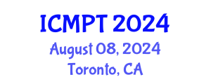 International Conference on Mycotoxins, Phycotoxins and Toxicology (ICMPT) August 08, 2024 - Toronto, Canada