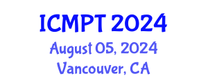 International Conference on Mycotoxins, Phycotoxins and Toxicology (ICMPT) August 05, 2024 - Vancouver, Canada