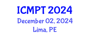 International Conference on Mycotoxins, Phycotoxins and Toxicology (ICMPT) December 02, 2024 - Lima, Peru
