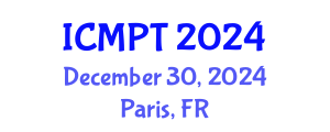 International Conference on Mycotoxins, Phycotoxins and Toxicology (ICMPT) December 30, 2024 - Paris, France