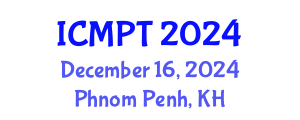 International Conference on Mycotoxins, Phycotoxins and Toxicology (ICMPT) December 16, 2024 - Phnom Penh, Cambodia