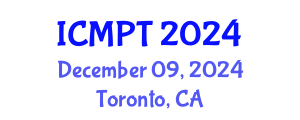 International Conference on Mycotoxins, Phycotoxins and Toxicology (ICMPT) December 09, 2024 - Toronto, Canada