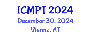 International Conference on Mycotoxins, Phycotoxins and Toxicology (ICMPT) December 30, 2024 - Vienna, Austria