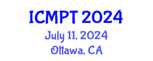 International Conference on Mycotoxins, Phycotoxins and Toxicology (ICMPT) July 11, 2024 - Ottawa, Canada