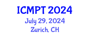 International Conference on Mycotoxins, Phycotoxins and Toxicology (ICMPT) July 29, 2024 - Zurich, Switzerland