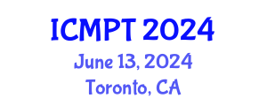 International Conference on Mycotoxins, Phycotoxins and Toxicology (ICMPT) June 13, 2024 - Toronto, Canada