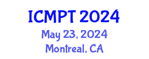 International Conference on Mycotoxins, Phycotoxins and Toxicology (ICMPT) May 23, 2024 - Montreal, Canada