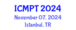 International Conference on Mycotoxins, Phycotoxins and Toxicology (ICMPT) November 07, 2024 - Istanbul, Turkey