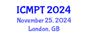 International Conference on Mycotoxins, Phycotoxins and Toxicology (ICMPT) November 25, 2024 - London, United Kingdom