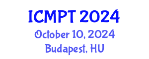 International Conference on Mycotoxins, Phycotoxins and Toxicology (ICMPT) October 10, 2024 - Budapest, Hungary