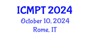 International Conference on Mycotoxins, Phycotoxins and Toxicology (ICMPT) October 10, 2024 - Rome, Italy