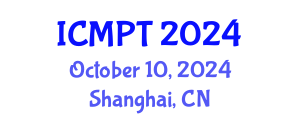 International Conference on Mycotoxins, Phycotoxins and Toxicology (ICMPT) October 10, 2024 - Shanghai, China