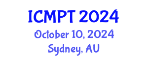 International Conference on Mycotoxins, Phycotoxins and Toxicology (ICMPT) October 10, 2024 - Sydney, Australia