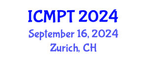 International Conference on Mycotoxins, Phycotoxins and Toxicology (ICMPT) September 16, 2024 - Zurich, Switzerland