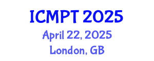 International Conference on Mycotoxins, Phycotoxins and Toxicology (ICMPT) April 22, 2025 - London, United Kingdom