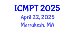 International Conference on Mycotoxins, Phycotoxins and Toxicology (ICMPT) April 22, 2025 - Marrakesh, Morocco