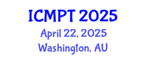 International Conference on Mycotoxins, Phycotoxins and Toxicology (ICMPT) April 22, 2025 - Washington, Australia