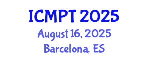 International Conference on Mycotoxins, Phycotoxins and Toxicology (ICMPT) August 16, 2025 - Barcelona, Spain