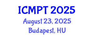 International Conference on Mycotoxins, Phycotoxins and Toxicology (ICMPT) August 23, 2025 - Budapest, Hungary