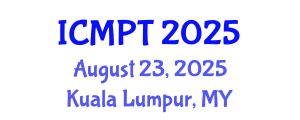 International Conference on Mycotoxins, Phycotoxins and Toxicology (ICMPT) August 23, 2025 - Kuala Lumpur, Malaysia
