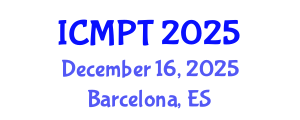 International Conference on Mycotoxins, Phycotoxins and Toxicology (ICMPT) December 16, 2025 - Barcelona, Spain