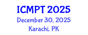 International Conference on Mycotoxins, Phycotoxins and Toxicology (ICMPT) December 30, 2025 - Karachi, Pakistan