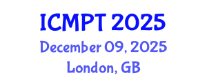 International Conference on Mycotoxins, Phycotoxins and Toxicology (ICMPT) December 09, 2025 - London, United Kingdom